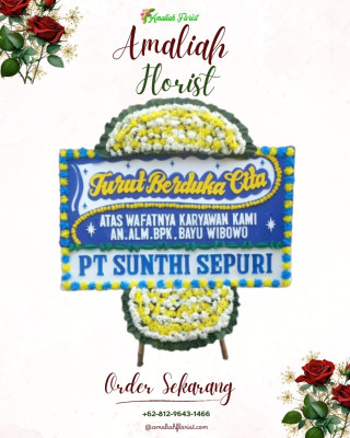 Papan Bunga Duka di Sukarasa