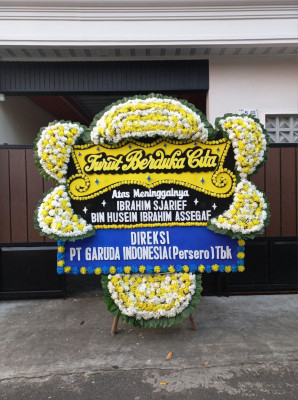 Papan Bunga Duka di Sukarasa